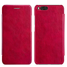 Leather Case Stands Flip Cover L01 for Xiaomi Mi 6 Red