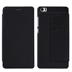 Leather Case Stands Flip Cover L01 for Xiaomi Mi Note Black