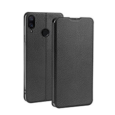 Leather Case Stands Flip Cover L01 for Xiaomi Redmi 7 Black