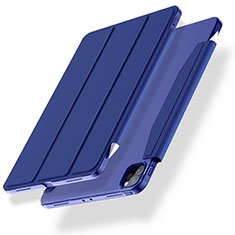 Leather Case Stands Flip Cover L01 Holder for Apple iPad Pro 11 (2022) Blue