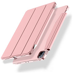 Leather Case Stands Flip Cover L01 Holder for Apple iPad Pro 11 (2022) Rose Gold