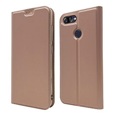 Leather Case Stands Flip Cover L01 Holder for Asus Zenfone Max Plus M1 ZB570TL Rose Gold