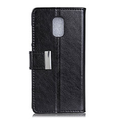 Leather Case Stands Flip Cover L01 Holder for Asus ZenFone V500KL Black