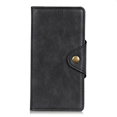 Leather Case Stands Flip Cover L01 Holder for BQ Vsmart joy 1 Black