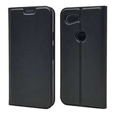 Leather Case Stands Flip Cover L01 Holder for Google Pixel 3a Black