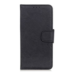 Leather Case Stands Flip Cover L01 Holder for HTC Desire 19 Plus Black