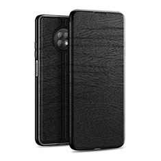 Leather Case Stands Flip Cover L01 Holder for Huawei Enjoy 20 Plus 5G Black