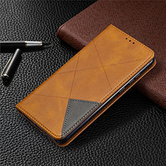 Leather Case Stands Flip Cover L01 Holder for Huawei Honor 9A Orange