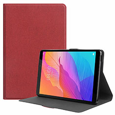 Leather Case Stands Flip Cover L01 Holder for Huawei MatePad T 8 Red