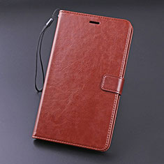 Leather Case Stands Flip Cover L01 Holder for Huawei MediaPad X2 Brown
