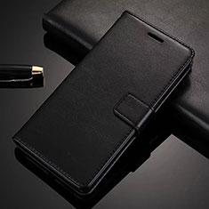 Leather Case Stands Flip Cover L01 Holder for Huawei Nova 5z Black