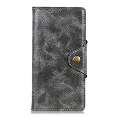 Leather Case Stands Flip Cover L01 Holder for Huawei P smart S Gray