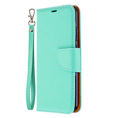 Leather Case Stands Flip Cover L01 Holder for Huawei P40 Lite E Green