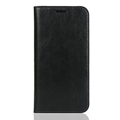 Leather Case Stands Flip Cover L01 Holder for Huawei Y5 (2019) Black