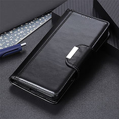 Leather Case Stands Flip Cover L01 Holder for LG Velvet 4G Black