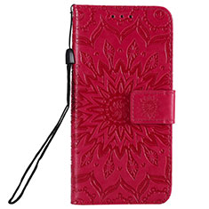 Leather Case Stands Flip Cover L01 Holder for Nokia 2.3 Red