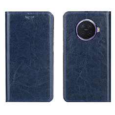 Leather Case Stands Flip Cover L01 Holder for Oppo Ace2 Blue