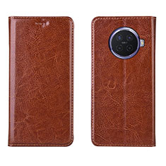 Leather Case Stands Flip Cover L01 Holder for Oppo Ace2 Orange