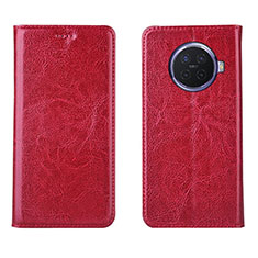 Leather Case Stands Flip Cover L01 Holder for Oppo Ace2 Red