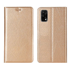 Leather Case Stands Flip Cover L01 Holder for Realme Q2 Pro 5G Gold
