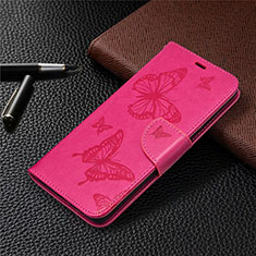 Leather Case Stands Flip Cover L01 Holder for Samsung Galaxy S20 FE 2022 5G Hot Pink