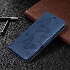Leather Case Stands Flip Cover L01 Holder for Samsung Galaxy S20 FE 5G Blue