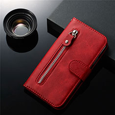 Leather Case Stands Flip Cover L01 Holder for Samsung Galaxy S20 Plus 5G Red