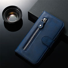 Leather Case Stands Flip Cover L01 Holder for Samsung Galaxy S20 Ultra 5G Blue