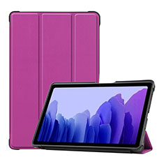 Leather Case Stands Flip Cover L01 Holder for Samsung Galaxy Tab A7 4G 10.4 SM-T505 Purple