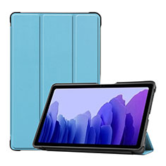 Leather Case Stands Flip Cover L01 Holder for Samsung Galaxy Tab A7 4G 10.4 SM-T505 Sky Blue