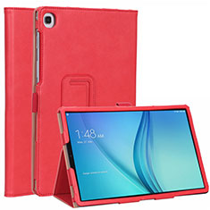 Leather Case Stands Flip Cover L01 Holder for Samsung Galaxy Tab S5e 4G 10.5 SM-T725 Red