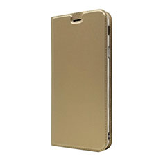 Leather Case Stands Flip Cover L01 Holder for Sony Xperia 10 Gold