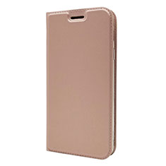 Leather Case Stands Flip Cover L01 Holder for Sony Xperia 10 Plus Rose Gold