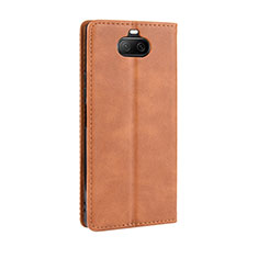 Leather Case Stands Flip Cover L01 Holder for Sony Xperia 8 Orange
