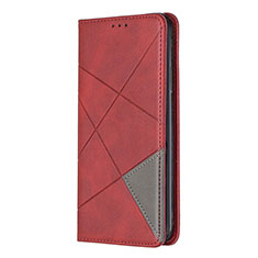 Leather Case Stands Flip Cover L01 Holder for Sony Xperia L4 Red