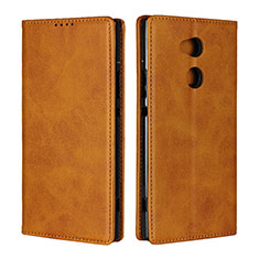 Leather Case Stands Flip Cover L01 Holder for Sony Xperia XA2 Ultra Orange