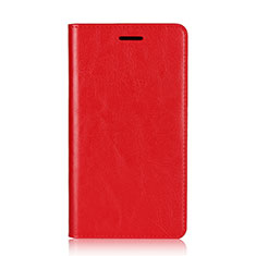 Leather Case Stands Flip Cover L01 Holder for Sony Xperia XZ2 Premium Red