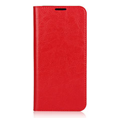 Leather Case Stands Flip Cover L01 Holder for Xiaomi Mi 9 Lite Red