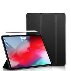 Leather Case Stands Flip Cover L02 for Apple iPad Pro 12.9 (2018) Black