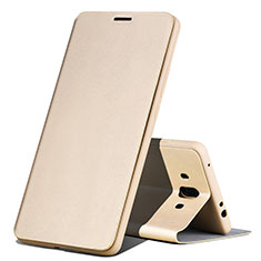 Leather Case Stands Flip Cover L02 for Huawei Mate 10 Gold