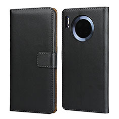 Leather Case Stands Flip Cover L02 for Huawei Mate 30 5G Black
