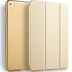 Leather Case Stands Flip Cover L02 for Xiaomi Mi Pad 3 Gold