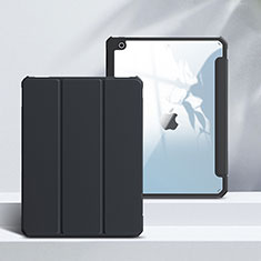 Leather Case Stands Flip Cover L02 Holder for Apple iPad 10.2 (2021) Black