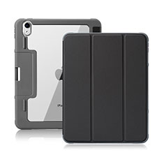 Leather Case Stands Flip Cover L02 Holder for Apple iPad Air 10.9 (2020) Black