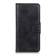 Leather Case Stands Flip Cover L02 Holder for Apple iPhone 12 Pro Max Black