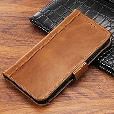 Leather Case Stands Flip Cover L02 Holder for Apple iPhone XR Orange