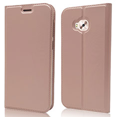 Leather Case Stands Flip Cover L02 Holder for Asus Zenfone 4 Selfie Pro Rose Gold