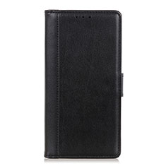 Leather Case Stands Flip Cover L02 Holder for Asus Zenfone Max Plus M2 ZB634KL Black