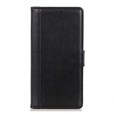 Leather Case Stands Flip Cover L02 Holder for BQ Vsmart Active 1 Plus Black
