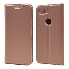 Leather Case Stands Flip Cover L02 Holder for Google Pixel 3a XL Rose Gold